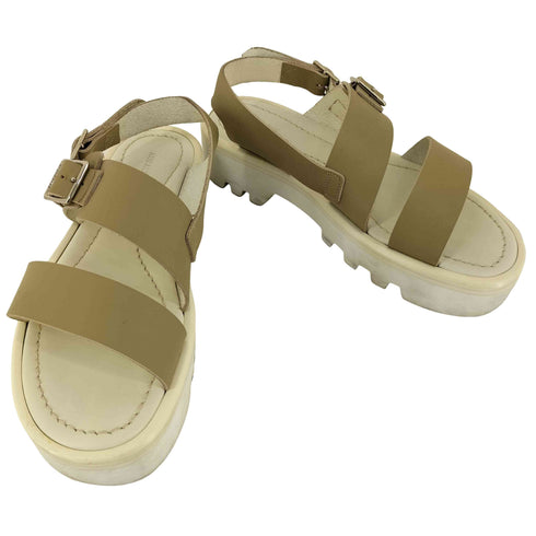 オーラリー AURALEE LEATHER BELT SANDALS MADE BY FOOT THE COACHER レディース  5 1/2